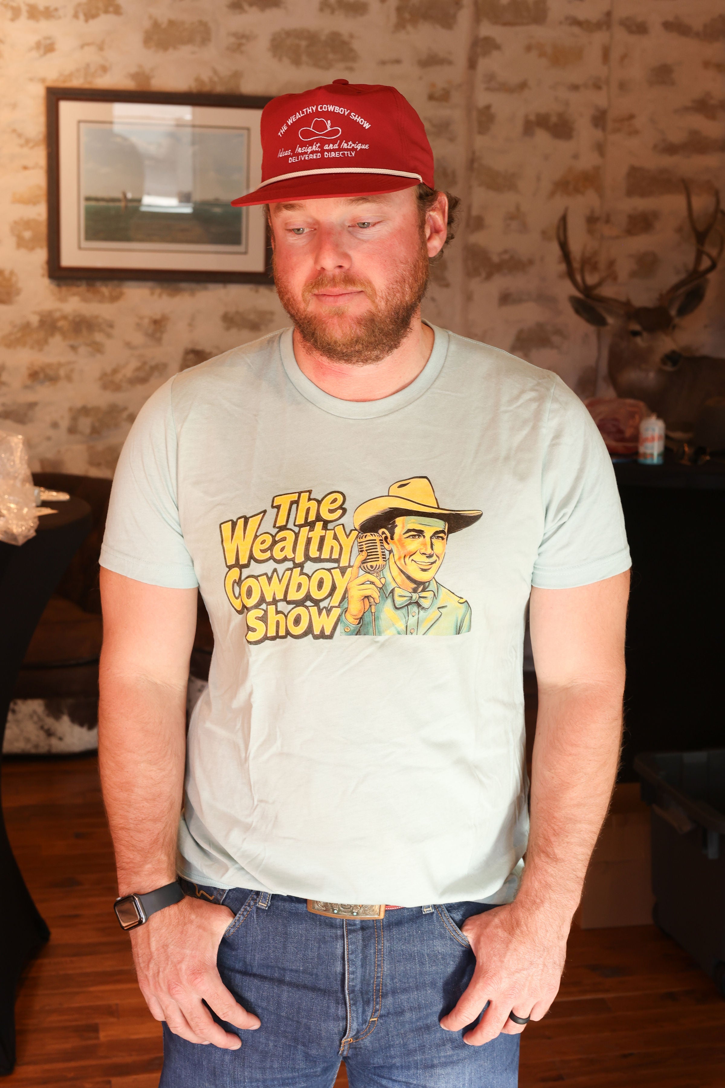Wealthy Cowboy Broadcast Tee