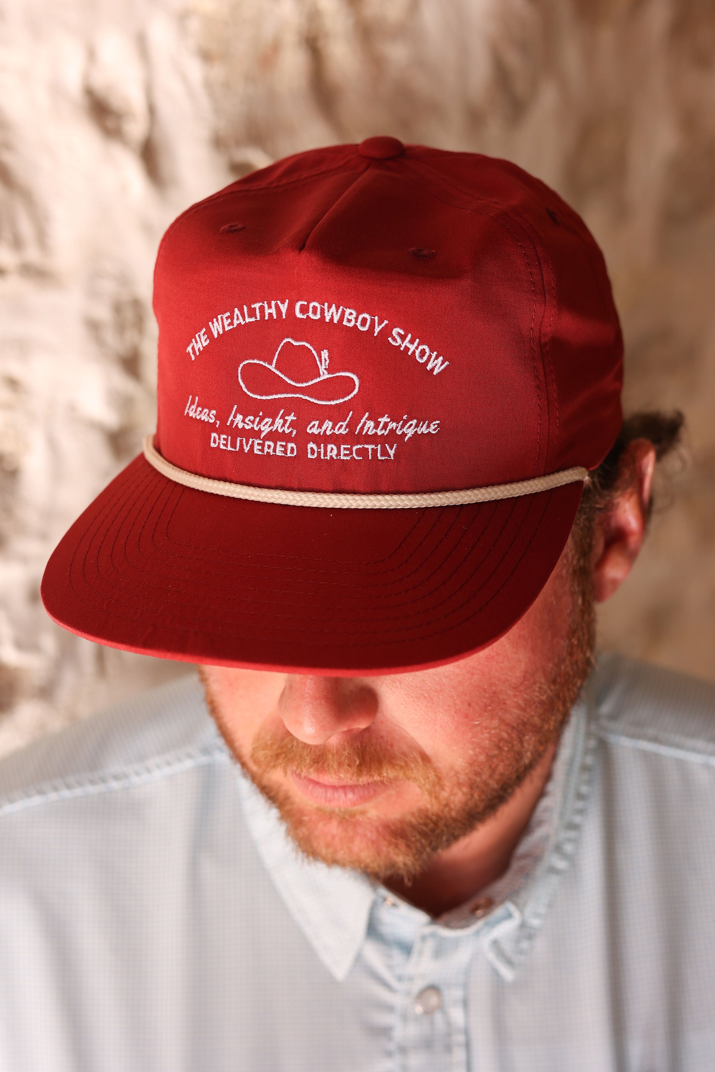 Ideas Insight Intrigue Red Rope Hat