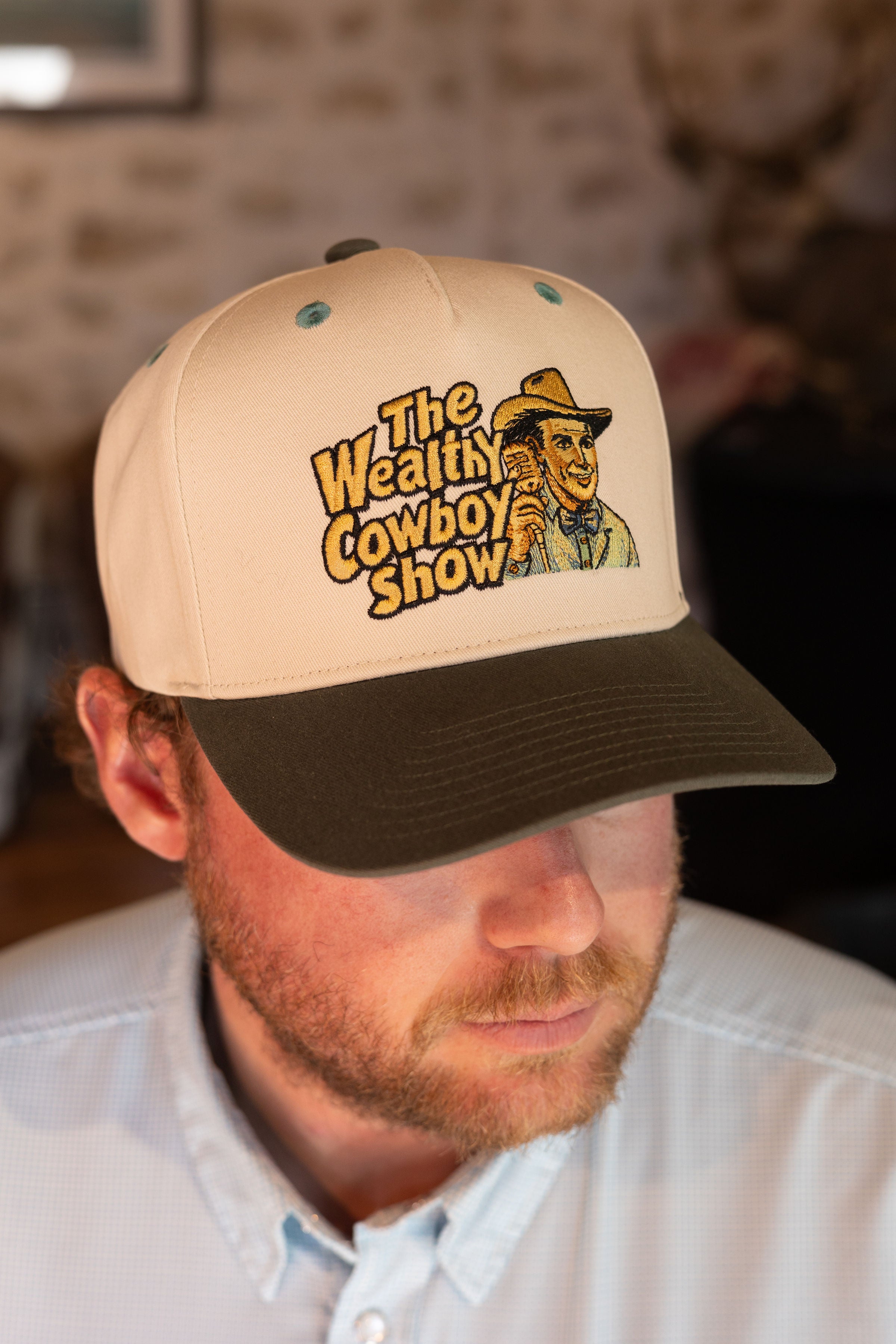 Cowboy Character Two-Tone Hat